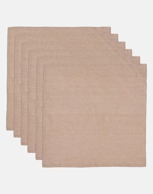 Mysa Cotton Woven Napkin Set Of 6