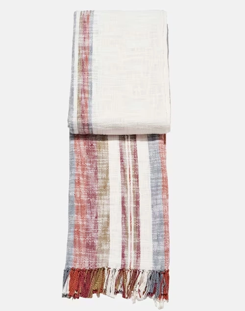 Offwhite Trushita Cotton Single Bed Cover 3 Offwhite Trushita Cotton Single Bed Cover