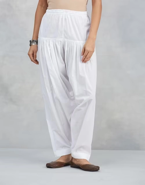 White Cotton Salwar