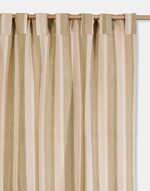 Beige Khus Woven Cotton Curtain | 1 Pc 4 Beige Khus Woven Cotton Curtain | 1 Pc