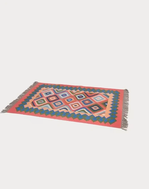 Akarsh Cotton Hand Woven Dhurrie 75X240