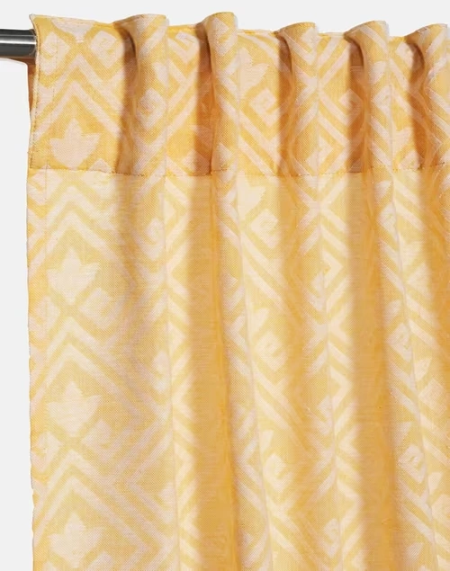 Avni Cotton Woven Cutwork Curtain | 1Pc