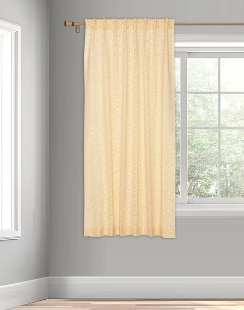 Avni Cotton Woven Cutwork Curtain | 1Pc