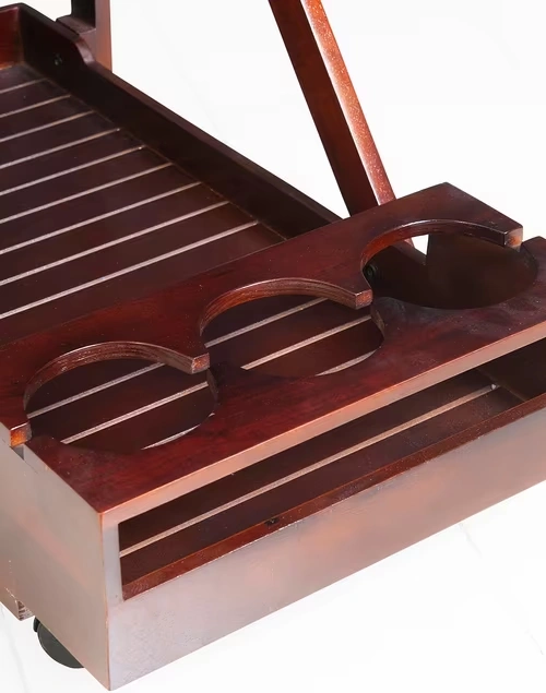 Brown Patron Wooden Bar Trolley