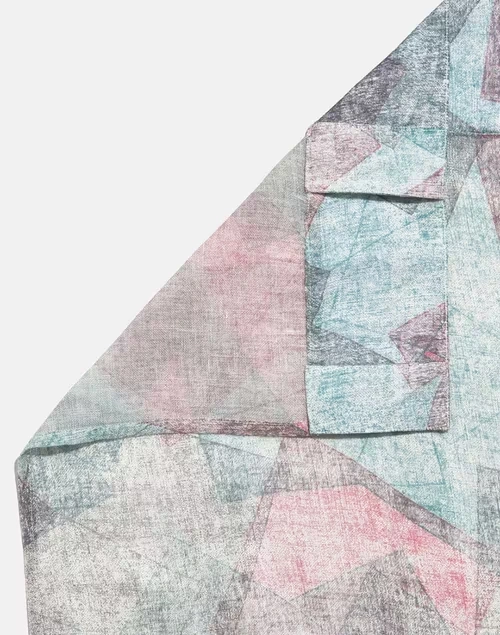 Blue Asiko Linen Curtain 7 Feet | 1pc 4 Blue Asiko Linen Curtain 7 Feet | 1pc