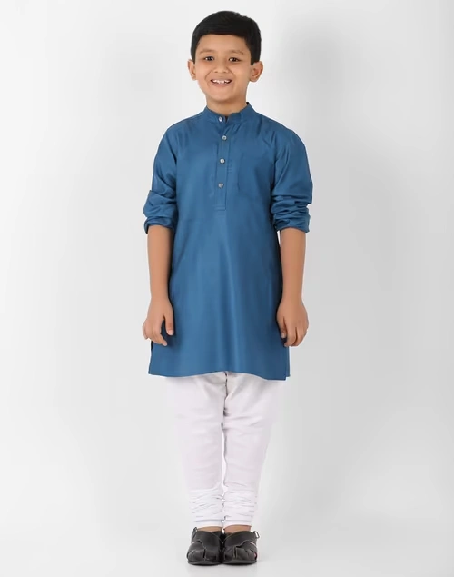 Natural Cotton Churidar With Elasticated Waistband & Drawstring 3 Natural Cotton Churidar With Elasticated Waistband & Drawstring