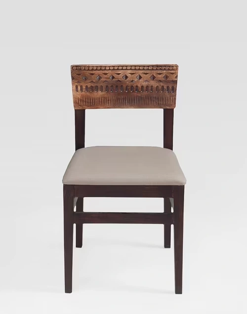 Brown Nomad Wooden Dining Chair