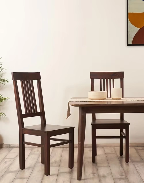 Brown Kaveri Wooden Dining Chair