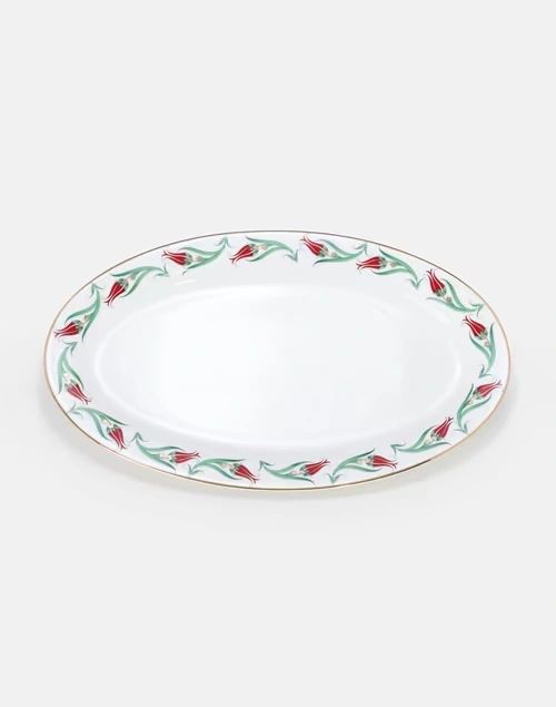 Avasa Decaled Ceramic Platter