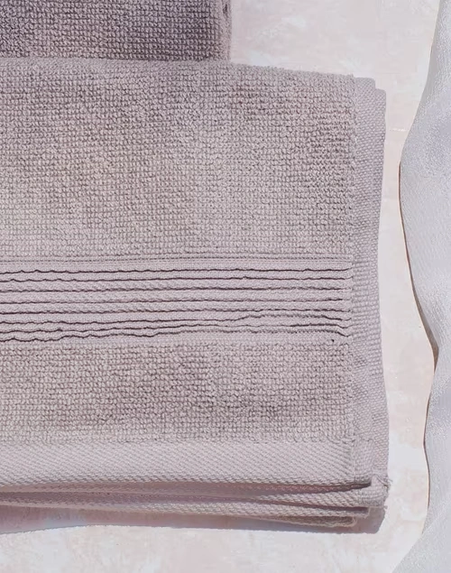 Beige Sancha Cotton Pile Face Towel Set Of 2 4 Beige Sancha Cotton Pile Face Towel Set Of 2