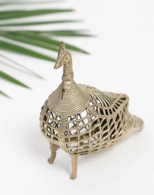 Antique Brass Yatan Metal Animal