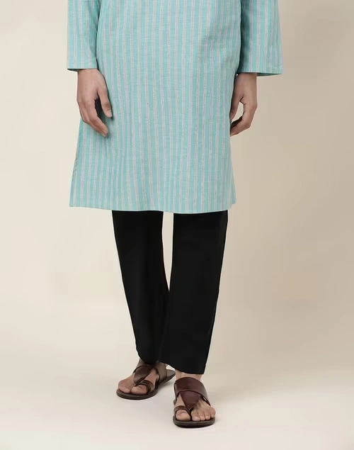 Black Cotton Woven Pyjama 4 Black Cotton Woven Pyjama