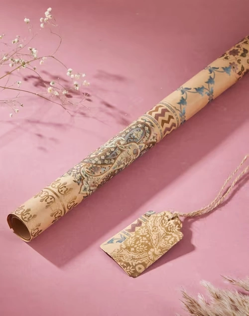 Gold Vibhinn Wrapping Sheet