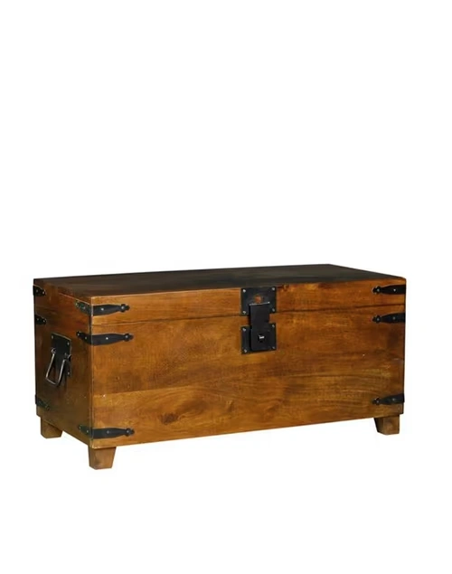 Brown Wooden Trunk