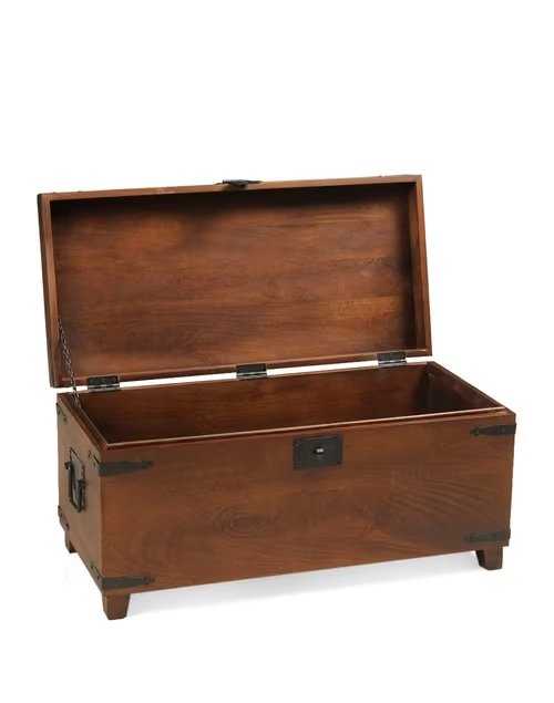 Brown Wooden Trunk