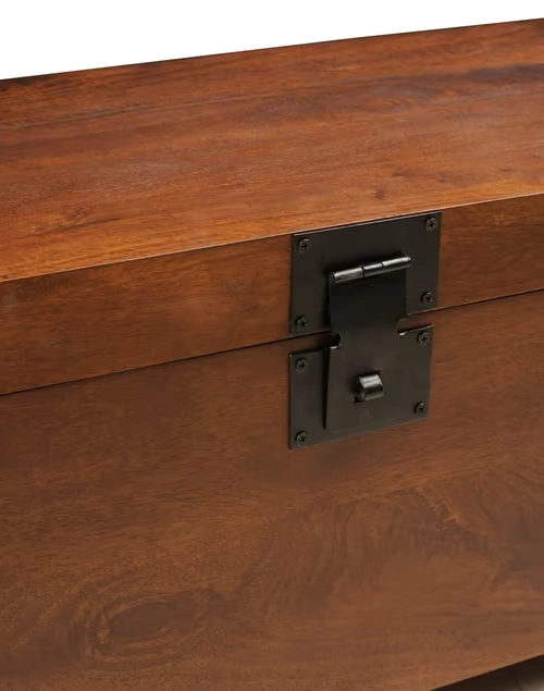 Brown Wooden Trunk 3 Brown Wooden Trunk