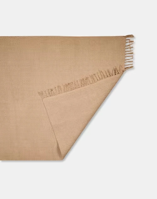 Beige Dana Hand Woven Cotton Dhurrie 4 Beige Dana Hand Woven Cotton Dhurrie