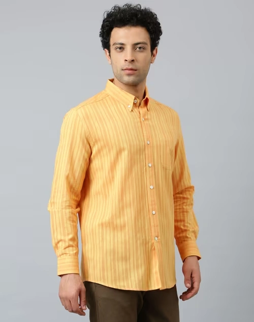 Yellow Cotton Shirt 3 Yellow Cotton Shirt