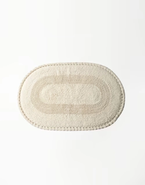 Crochia Cotton Woven Bathmat