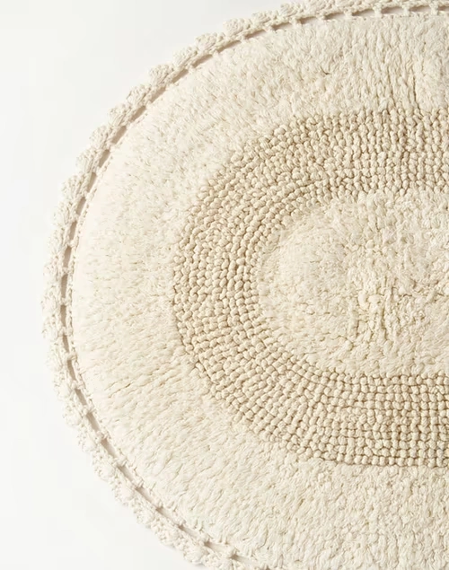 Crochia Cotton Woven Bathmat