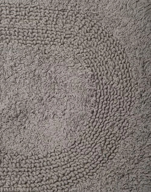 Grey Crochia Oval Cotton Bathmat 4 Grey Crochia Oval Cotton Bathmat