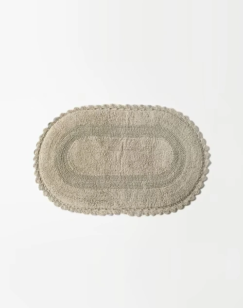 Crochia Cotton Woven Bathmat