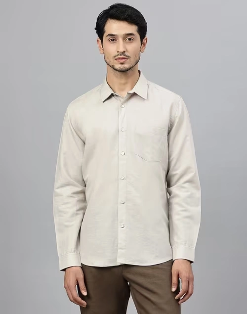 Grey Linen Shirt