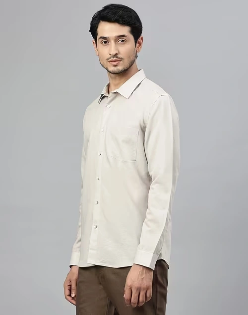 Grey Linen Shirt