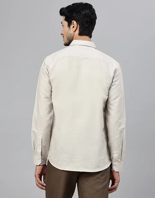 Grey Linen Shirt 3 Grey Linen Shirt