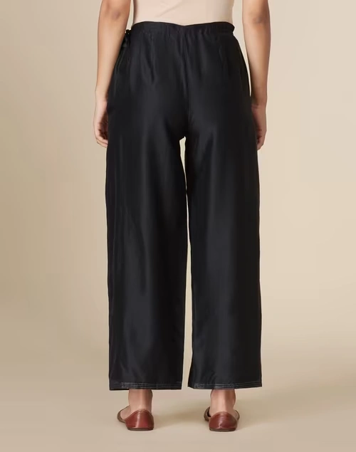 Cotton Silk Drawstring Ijar Pant