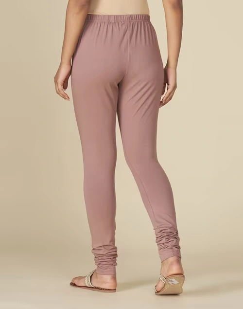 Cotton Blend Drawstring Churidar