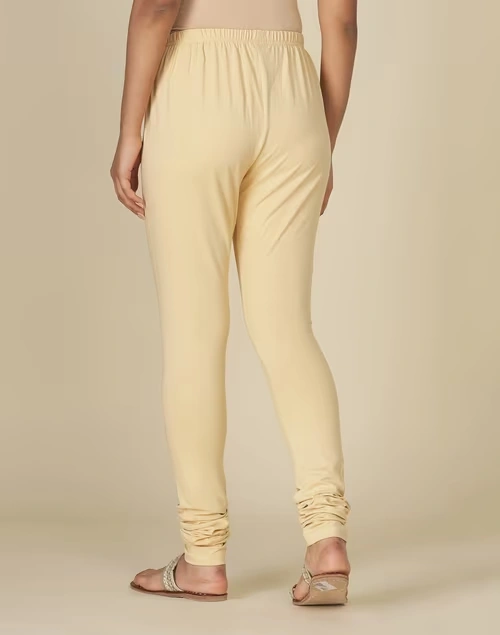 Cotton Blend Drawstring Churidar