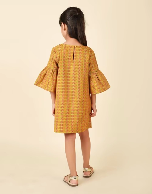 Cotton Dobby Weave Dress