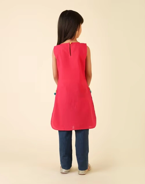 Cotton Embroidered Kurta