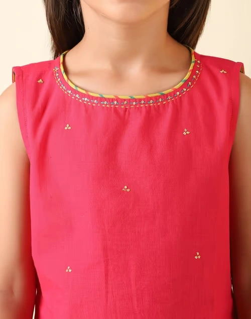 Cotton Embroidered Kurta