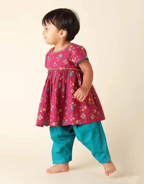 Cotton Printed Salwar Set 3 Cotton Printed Salwar Set