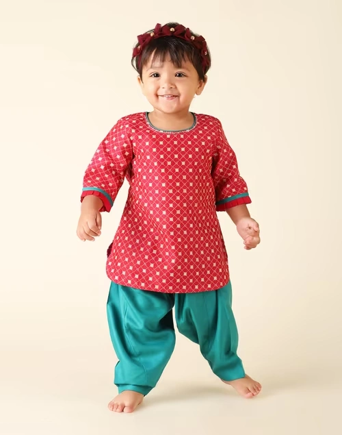 Cotton Silk Printed Salwar Set