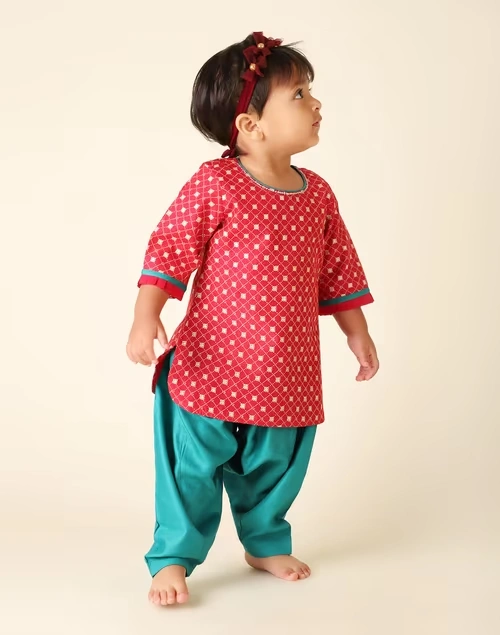 Cotton Silk Printed Salwar Set