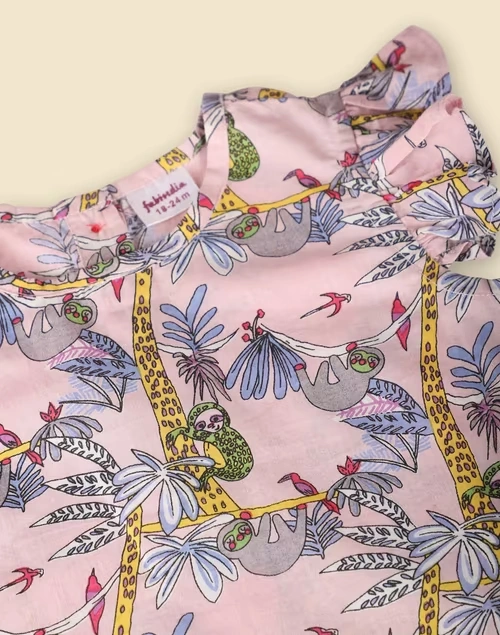 Cotton Printed Bloomer Set