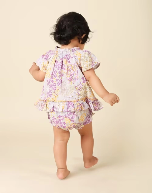 Cotton Printed Bloomer Set