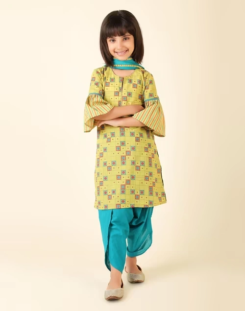 Cotton Printed 3Pc Salwar Set