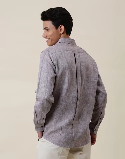 Brown Linen Shirt 3 Brown Linen Shirt