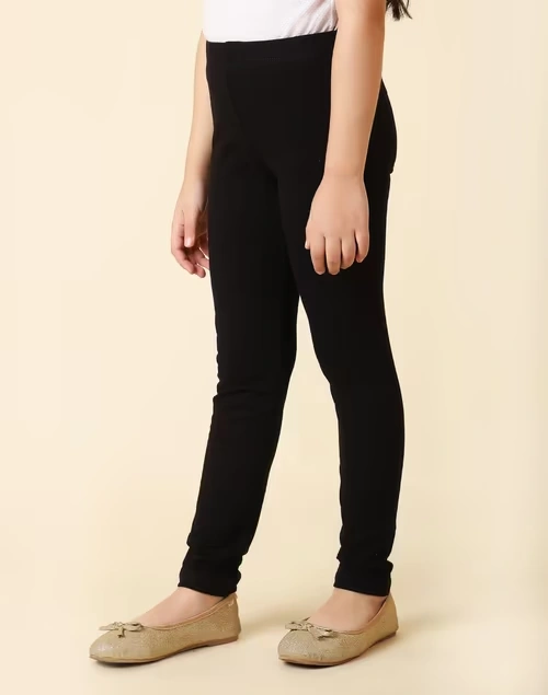 Black Cotton Blends Legging 3 Black Cotton Blends Legging