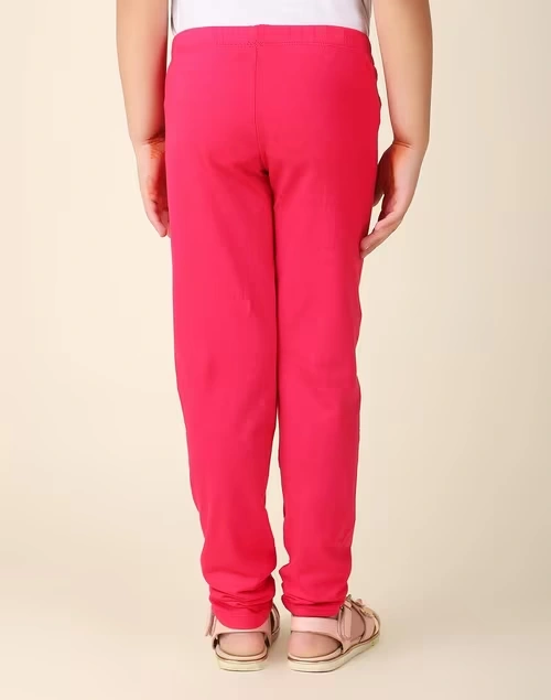 Pink Cotton Leggings