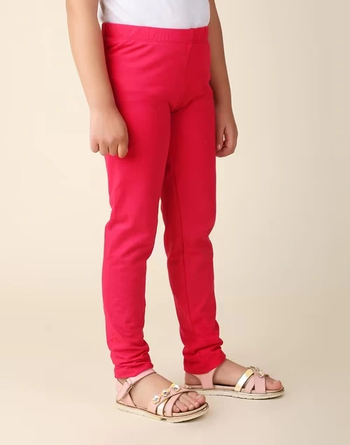 Pink Cotton Leggings 4 Pink Cotton Leggings
