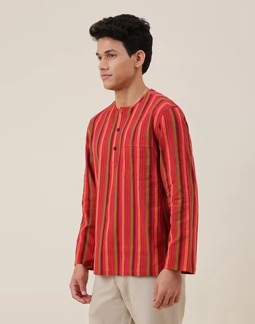 Red Cotton Shirt