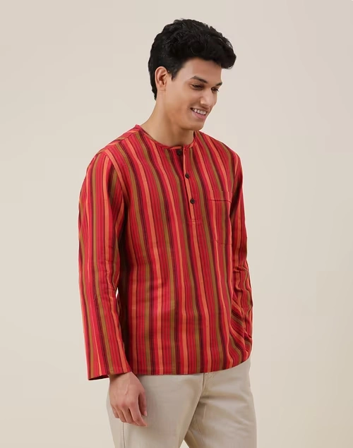 Red Cotton Shirt 3 Red Cotton Shirt