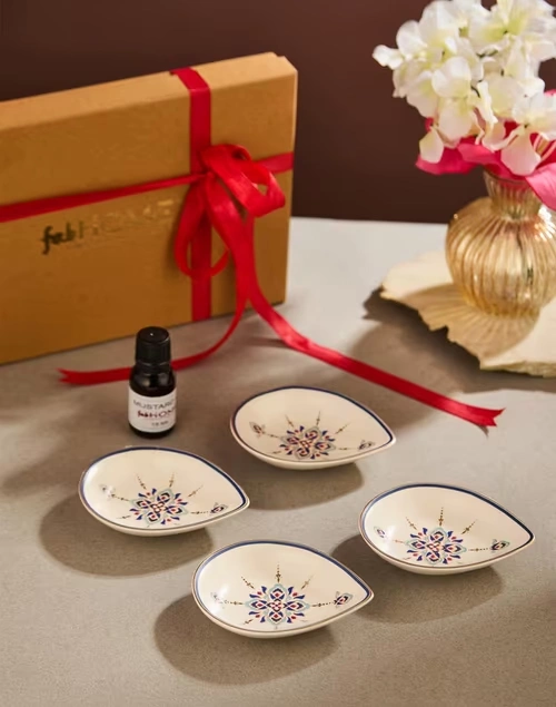 Lavanya Diya Gift Set