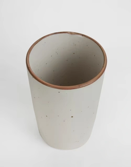 Ivory Kadir Ceramic Glazed Glass