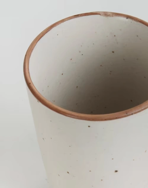 Ivory Kadir Ceramic Glazed Glass